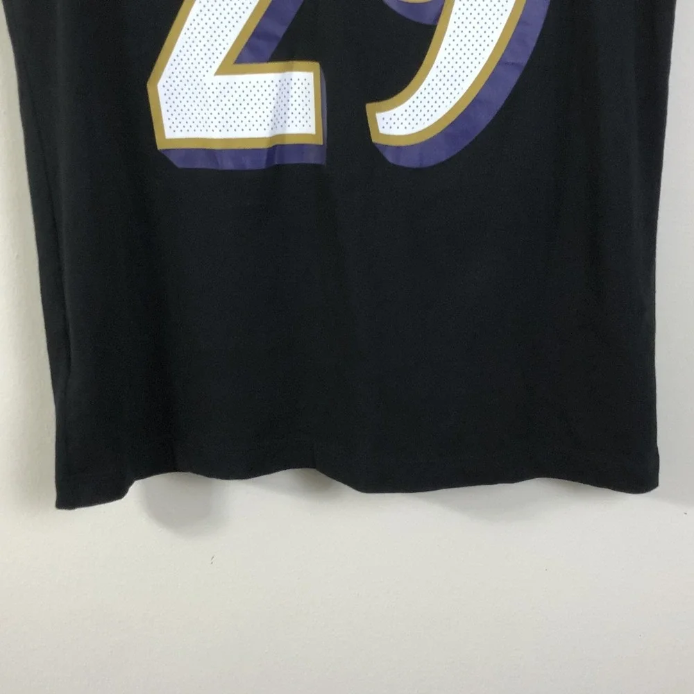 Nike Baltimore Ravens Earl Thomas #29 T-shirt Jersey Men's Sz M Black Football